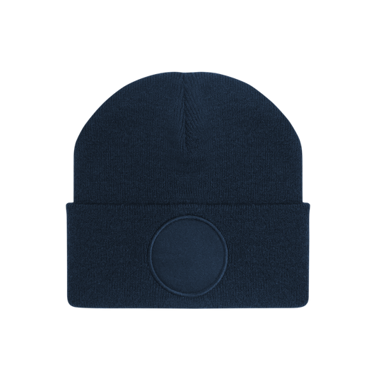 Mütze: Beanie, Patch rund