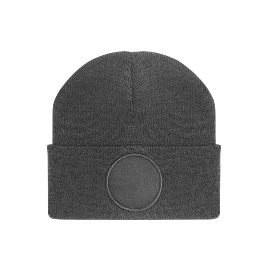 Mütze: Beanie, Patch rund