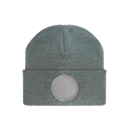 Mütze: Beanie, Patch rund