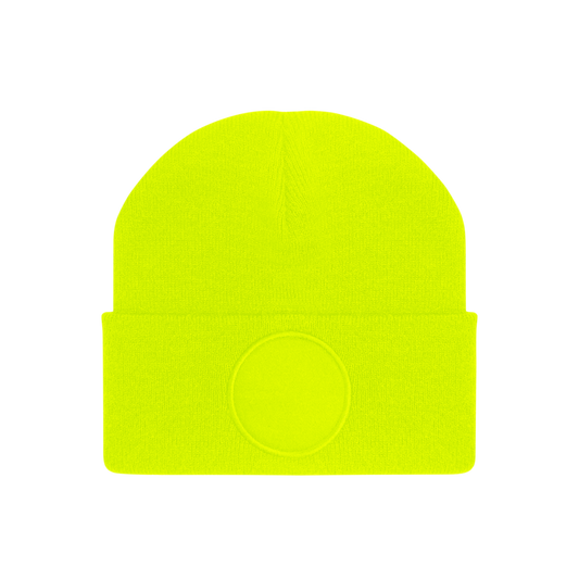 Mütze: Beanie, Patch rund