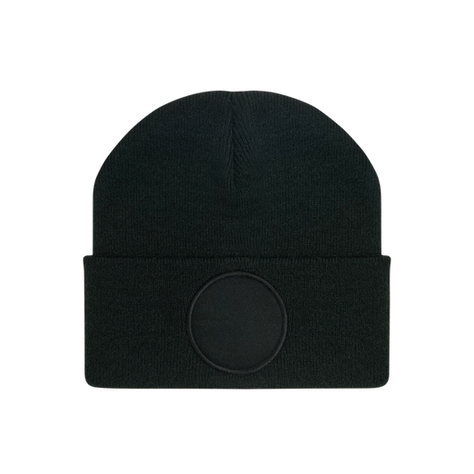Mütze: Beanie, Patch rund