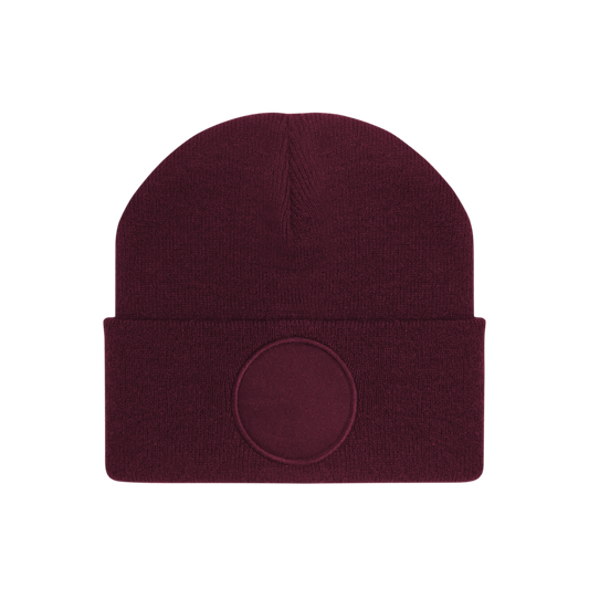 Mütze: Beanie, Patch rund