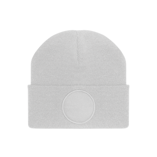 Mütze: Beanie, Patch rund